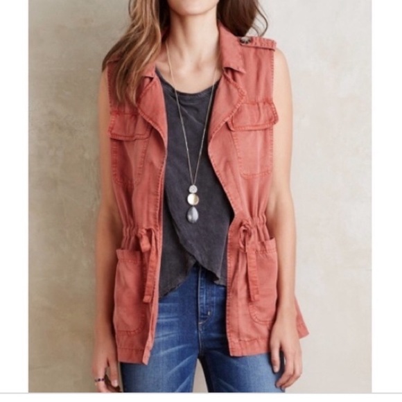 Sanctuary Jackets & Blazers - Sanctuary Red Utility Vest